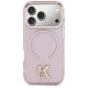Karl Lagerfeld IML K Head MagSafe dėklas iPhone 18 Pro / 17 Pro, rausvas