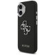 Guess Grained Big 4G Classic Logo maciņš iPhone 17 telefonam – melns | Phone Case Cover