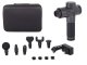 Relaxing Muscle Massager Pistol with 6 Nozzles Wireless Massage Device with Display, Carbon