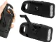 Dynamo Solar LED Flashlight with Carabiner, Black