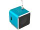 Wireless Bluetooth Speaker with FM Radio, USB, microSD, and Rechargeable Battery, Blue