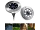 Solar Garden Lights 8 LED, 4 Pcs