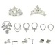 Large Doll Clothes and Accessories Set XL, 34 Elements