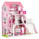 Wooden Dollhouse XXL with Elevator and Slide, 16 Furniture Pieces, ECOTOYS