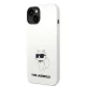 Karl Lagerfeld Silicone Choupette MagSafe Case for iPhone 14 Plus, White