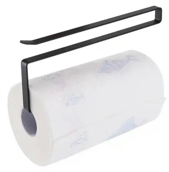 Paper Towel Holder, Metal, Black