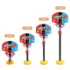Mini Basketball Set with Adjustable Stand, Ball and Pump, Colorful