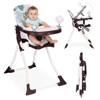 Ecotoys HC301-2401 Foldable Baby High Chair with Toys