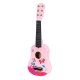 ECOTOYS Wooden Kids Guitar with 6 Metal Strings and Pick, Pink