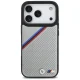 BMW iPhone 17 Pro Case M Tricolor Metal Logo MagSafe, Gray