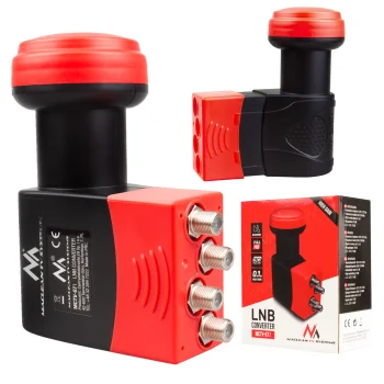 Palydovinis konverteris Quad LNB Maclean MCTV-671, 70 dB