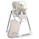 Nukido Belo Convertible High Chair with Recliner and Toy Bar, Grey