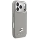 Karl Lagerfeld Karl & Choupette Head Pins Saffiano MagSafe Phone Case Cover iPhone 17 Pro - Gray