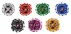 Poker Texas Hold’em Game Set 500 13g chips with denominations and aluminum suitcase