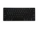 Wireless Bluetooth keyboard for PC, iPad, Mac, slim low-profile, black