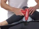 Massage Gun with 4 Attachments, 6 Speeds, Red