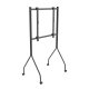 Maclean MC-180 B TV Cart / Stand on Wheels, 37-80\", 50kg, VESA 600x400, Black