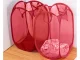 Collapsible Laundry and Toy Basket, 65L, Red