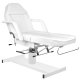 Hydraulic Beauty Bed A-210 with LED Magnifying Lamp S5, White