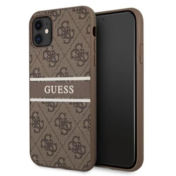 Guess 4G Stripe Case for iPhone 11 / XR - Brown