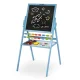 Ricokids Magnetic and Chalk Board for Kids, Blue