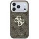 Guess 4G & Big Resin Logo Case for iPhone 18 Pro / 17 Pro, Brown