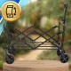 Large Folding Wagon Cart for Camping and Beach, 100 kg Capacity