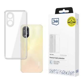 3Mk Protection Clear Case for Oppo A38, Transparent
