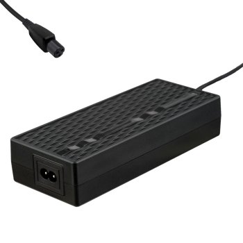 Akyga E-Bike Charger AK-EV-11 42V 2A 84W for 36V Batteries with GX12 3-pin Plug, black