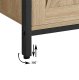 Sideboard Storage Cabinet with Adjustable Shelves for Living Room, Sonoma Oak