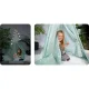 Nukido 740024 Kids Teepee Tent with Lights and Stars, Mint