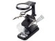 Helping Hand Magnifier with 10 LED Light & Soldering Iron Holder 25x