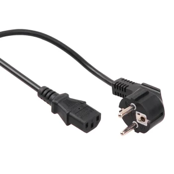 Maclean MCTV-801 Power Cable, 3 Pin, EU Plug, 5m