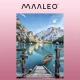 Maaleo Paint by Numbers Mountain Landscape 40x50 cm