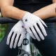 Rockbros MTB Cycling Gloves, Size XL, White and Black