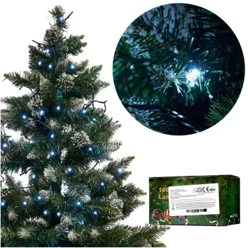 LED String Lights 10m 100 LED, Cold White, 8 Modes