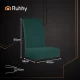 Ruhhy Chair Covers, 6 pcs, Bottle Green