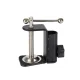 LED Desk Lamp with Magnifying Glass, Adjustable Arm and USB Power, Black