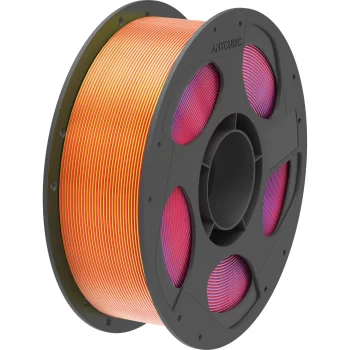 Anycubic PLA Silk 3D Printer Filament 1.75mm 1kg, Tri-Color