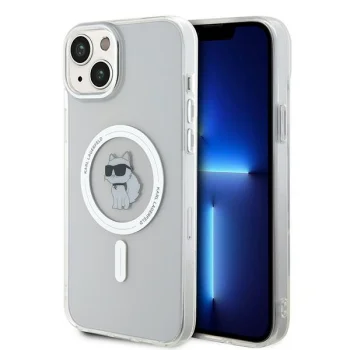 Karl Lagerfeld iPhone 15 Plus Case IML Choupette MagSafe, Transparent