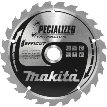 Makita B-62985 EFFICUT Circular Saw Blade 165 x 20 mm, 25 Teeth