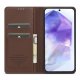 Samsung Galaxy A55 ( SM-A556B/DS ) LC.IMEEKE PU Leather Wallet Protective Book Case Cover, Brown