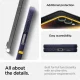 Spigen Nano Pop MagSafe Case for Samsung Galaxy Z Flip 7, Navy Blue/Yellow