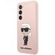 Karl Lagerfeld Samsung Galaxy S23+ Case Silicone Ikonik, Pink