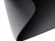 Premium Yoga and Pilates Exercise Mat with Carrying Strap 183cm, Black Grey