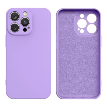 Samsung Galaxy S23+ Plus (SM-S916) Silicone Color Case Cover, Purple