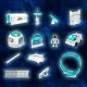 Space Race Track Set with Astronauts