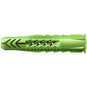 Fischer Universal Plug UX Green 8x50 R with Rim, 40 pcs