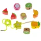 Wooden Balancing Game and Lacing Toy Hedgehog with Fruits