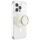Popsockets Round Luxe Coconut Creme Enamel MagSafe Holder and Phone Stand